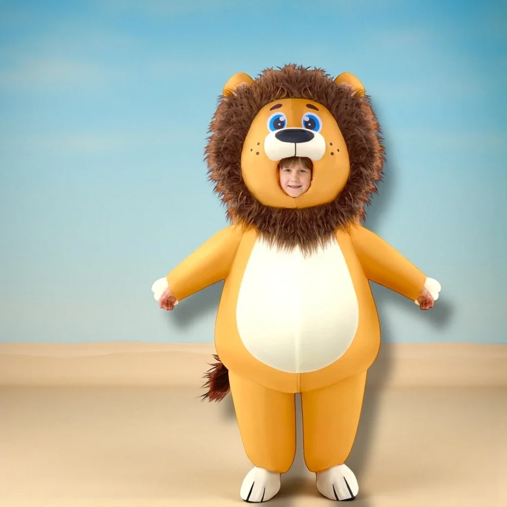 Spectacular Creations Full Body Inflatable Lion Costume‎ Child 7-10 Years